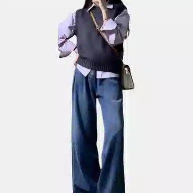 柏黛妃 时尚舒适通勤休闲套装 女款