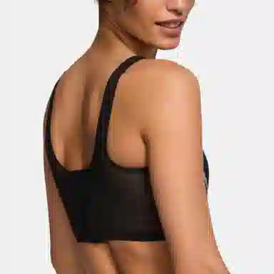 Victoria's Secret PINK Very Sexy Sheer Shine Corset Top Black