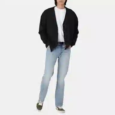 Levis V-Neck Knit Sweater Black