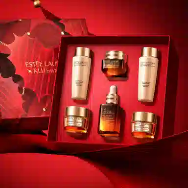 雅诗兰黛 小棕瓶眼面修护护肤套装 清爽补水