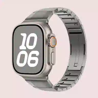 亿祈发 表带 苹果适用 不锈钢材质 简约舒适不锈钢表带男女通用