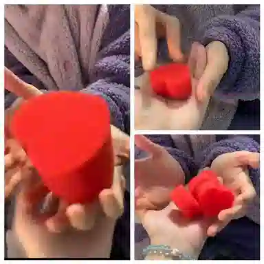 纯兔鼠 爱心 潮流 魔术海绵 整蛊玩具