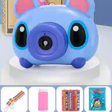 贝贝家 小猪照相机 吹泡泡