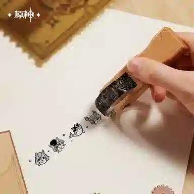 原神 角色合集 嘉年相聚系列 美露莘滚轮精美 有趣  谷圈印章