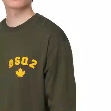 DSQUARED2 Logo Crewneck T-Shirt Green