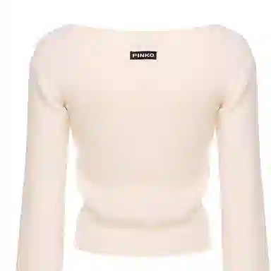 PINKO FW24 White Sweater