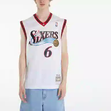 Mitchell & Ness Iverson 76ers Jersey White