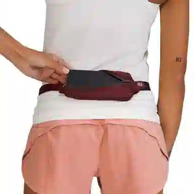lululemon Fast and Free Mini Waist Bag Smoky Red