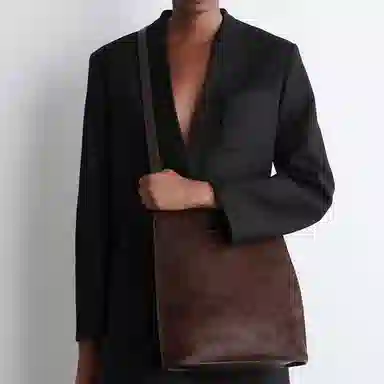 COS Folio Tote Brown