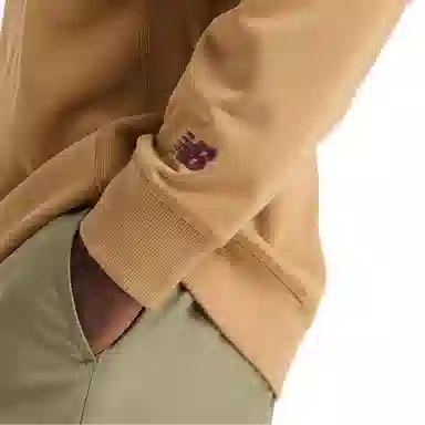 New Balance Athletics French Terry Crew Yellow