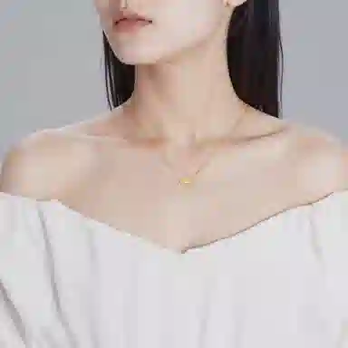 CELINE Maillon Triomphe Gold Necklace