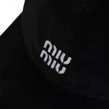 Miu Miu Logo Cotton Cap