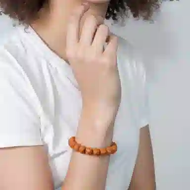 天纵 收藏级精雕飞碟京八棱八方来财新年转运 猴头核桃 核桃手串 男女同款情侣款