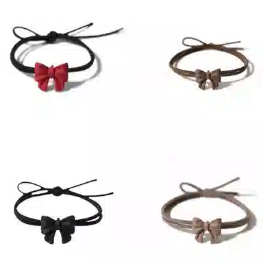 希铃 森系蝴蝶结 亚克力 发圈 女款