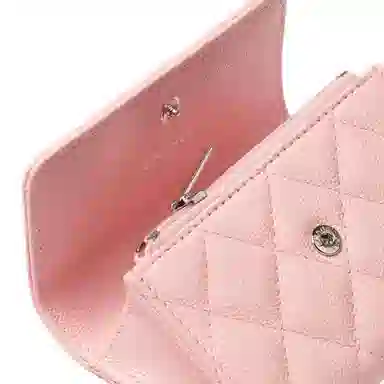 Chanel Card Holder Pink