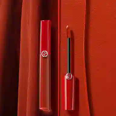 阿玛尼 经典双支口红礼盒彩妆套装 润泽