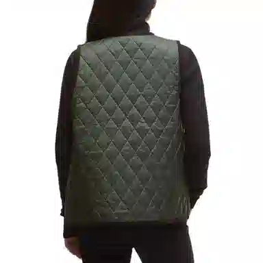 Burberry Quilted Vest V-Neck Single-Breasted