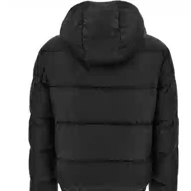 Versace Logo Patch Down Jacket