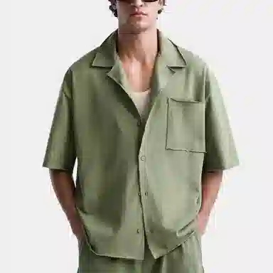 ZARA Button Short Sleeve Shirt