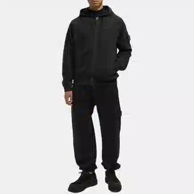 Stone Island Hooded Logo Sweatshirt