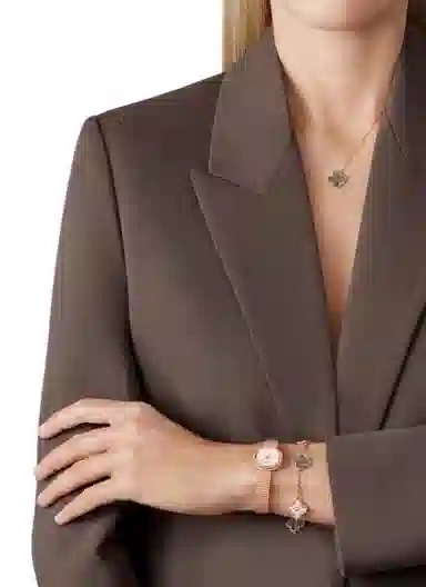 Van Cleef & Arpels Alhambra Vintage 18k Rose Gold Bracelet