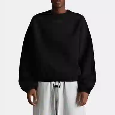 Fear of God Essentials Crewneck Sweater Jet Black