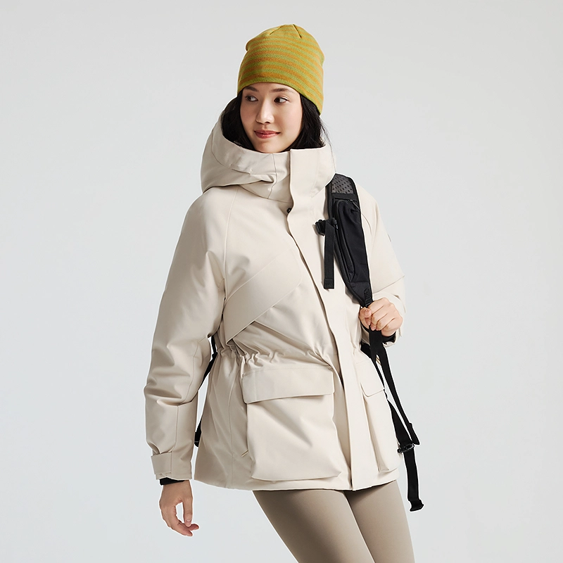 探路者 山系户外徒步极寒登山加厚保暖羽绒服 女款