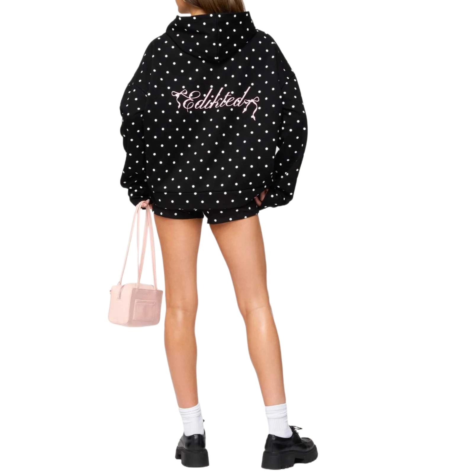edikted Chelsie Polka Dot Hoodie