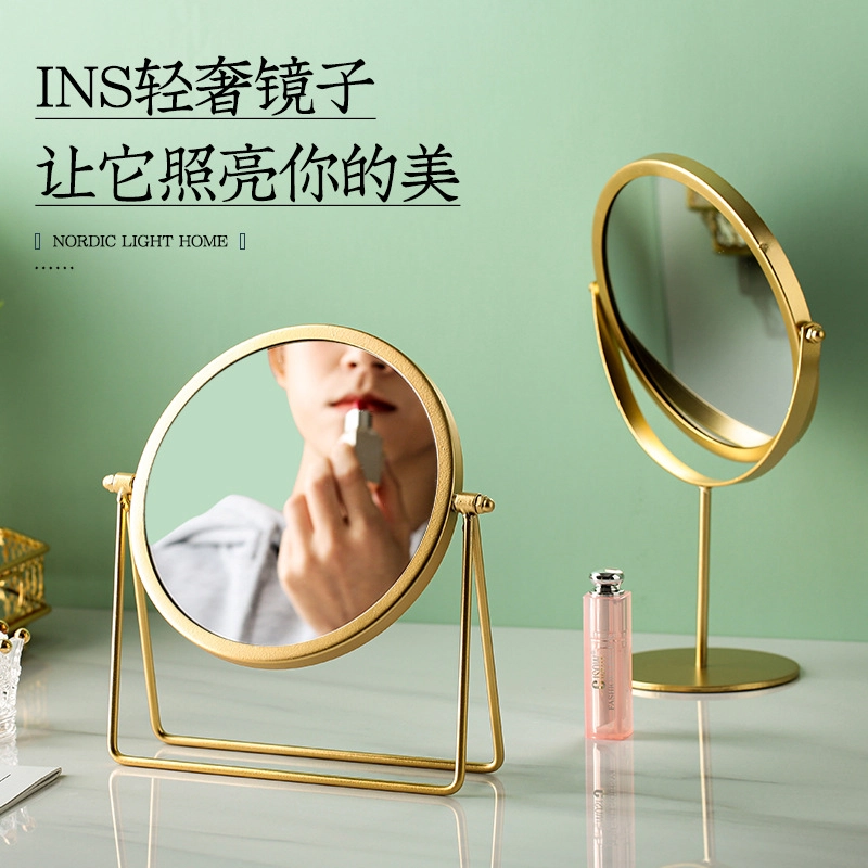 艾情草之恋 轻奢化妆镜 简约复古北欧