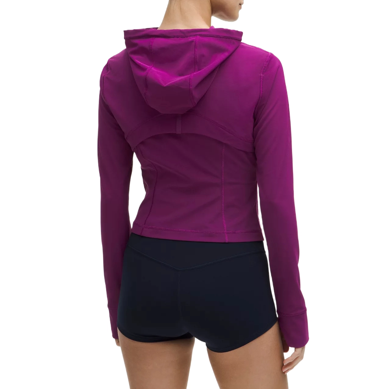 lululemon Define Cropped Hooded Jacket Mesh