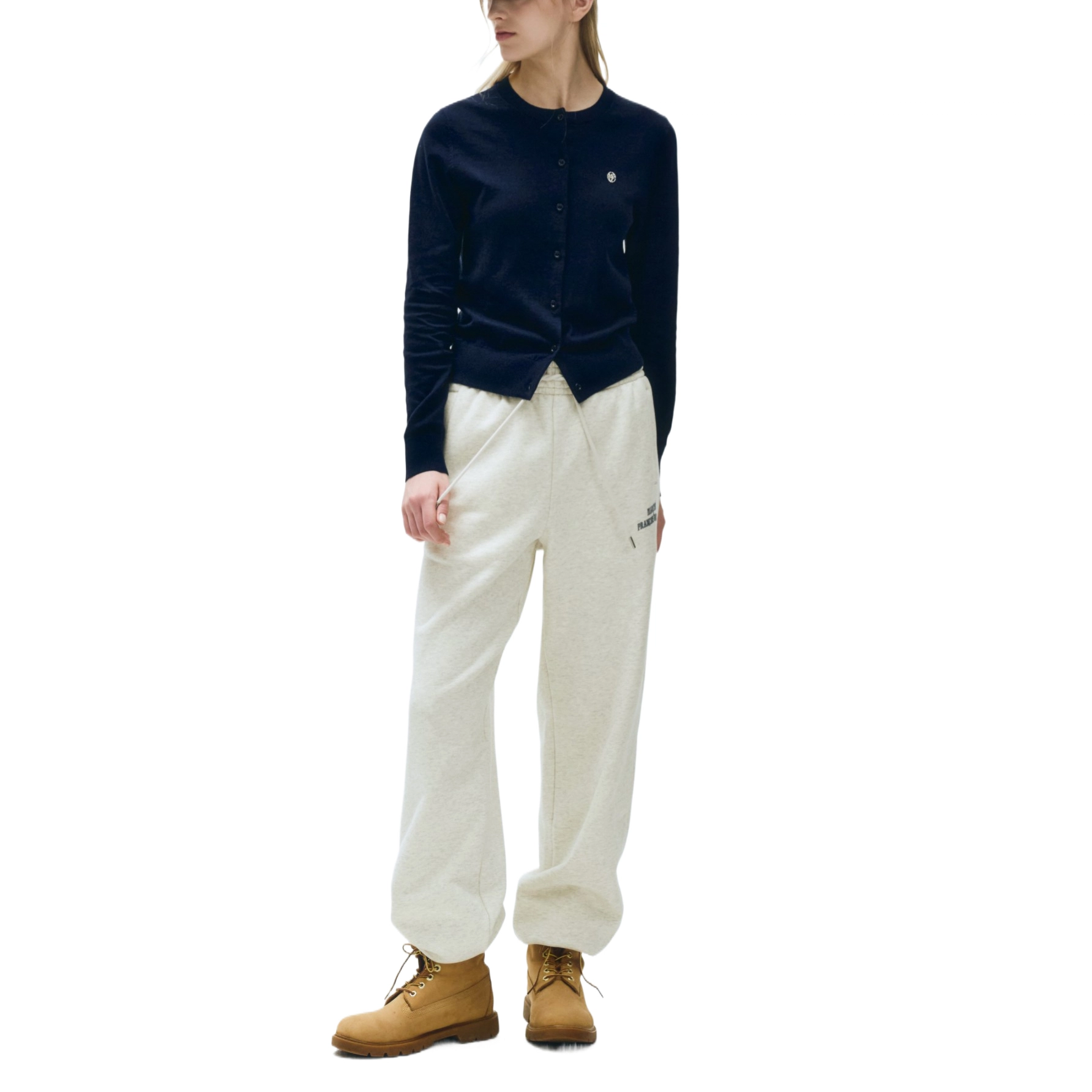 MARITHE FRANCOIS GIRBAUD SS25 W ROUND NECK CARDIGAN