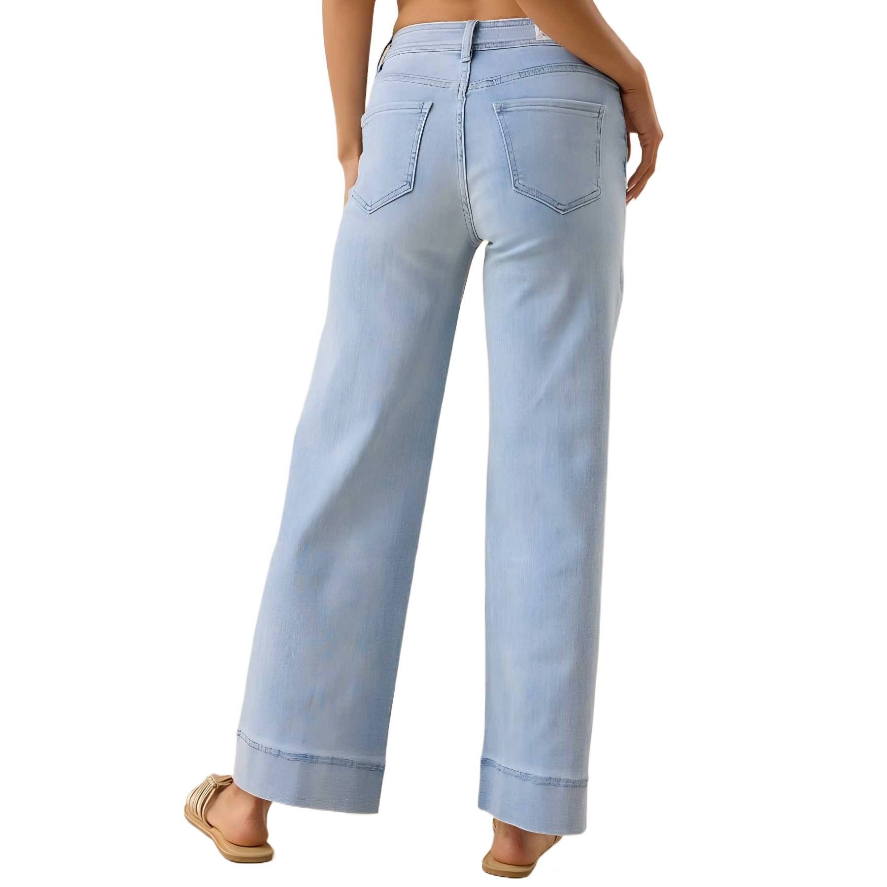ALTAR'D STATE Cropped Jeans Henley