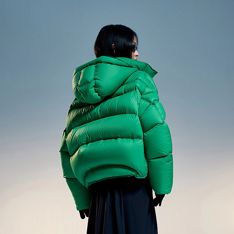 波司登 连帽纯色短款简约时尚羽绒服 女款