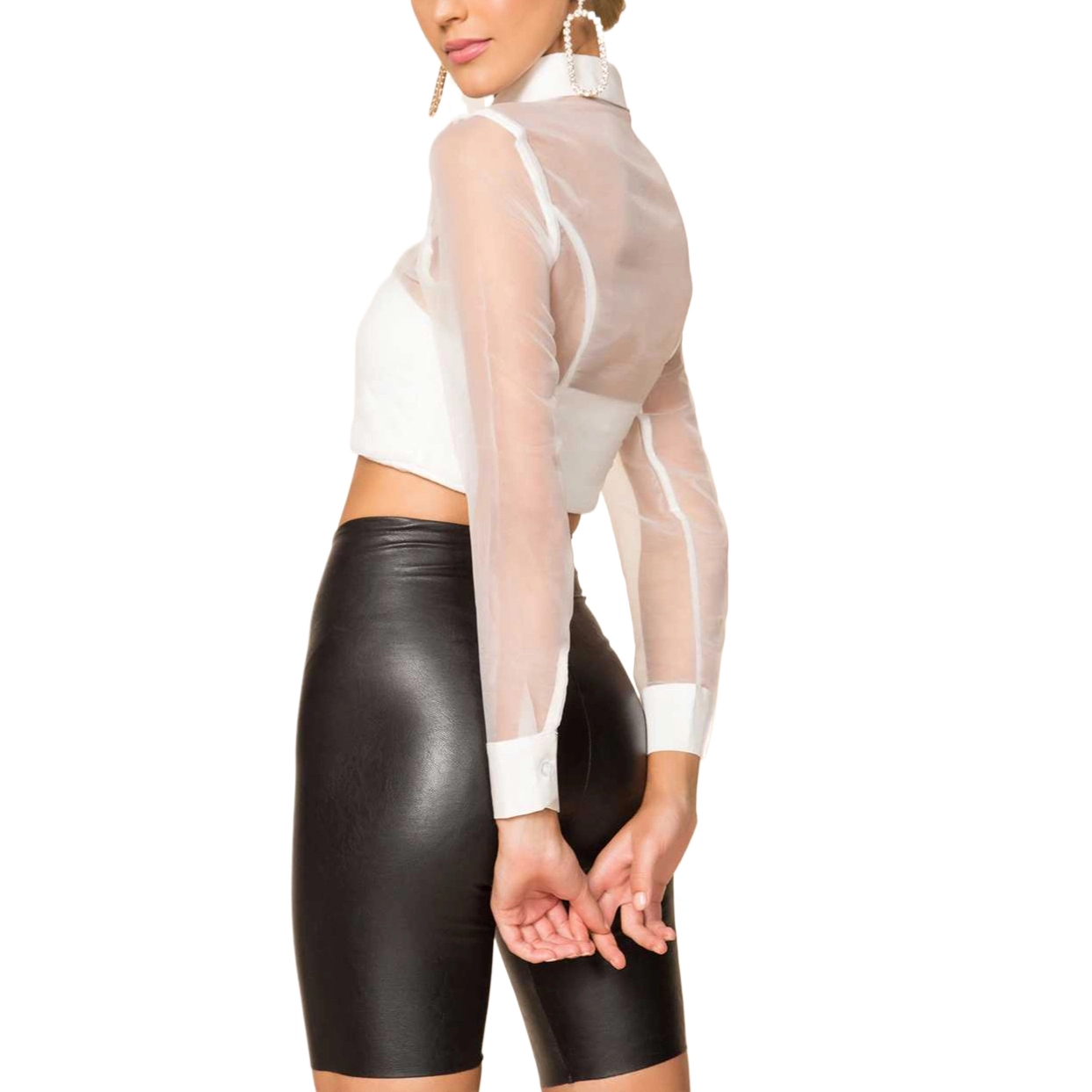SUPERDOWN Helena Button Up Top