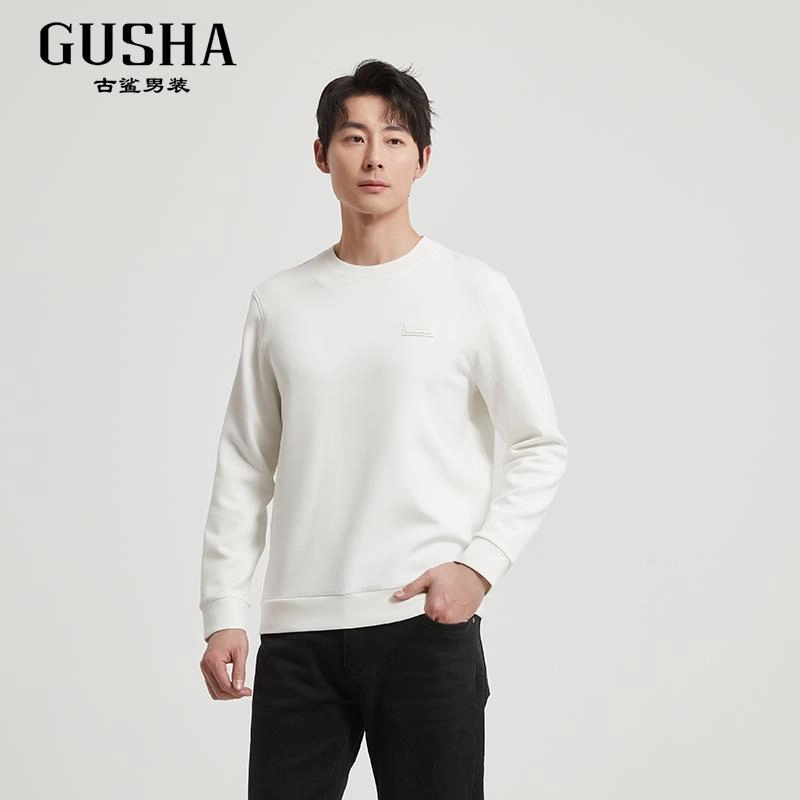古鲨 时尚百搭潮流简约舒适长袖卫衣 男款