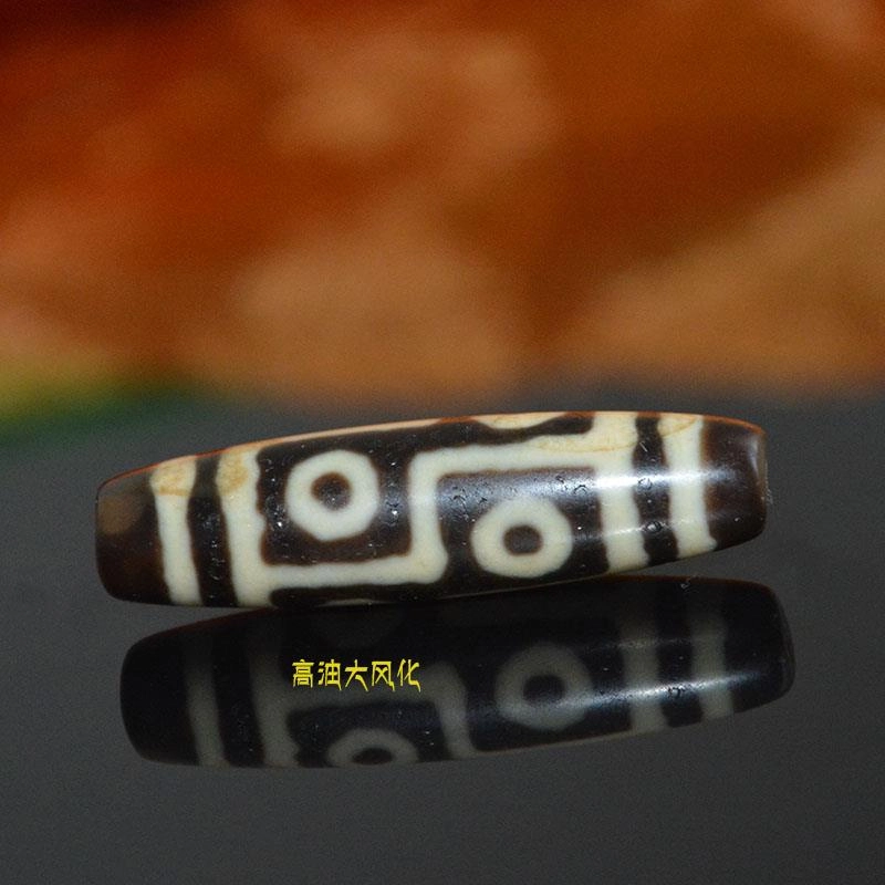 灵运宝 【师傅已加能量】#转运招财西藏藏区风化高油手工六眼天珠散珠老矿风化油润包浆老料器磨损到位 玛瑙 吊坠 男女同款情侣款