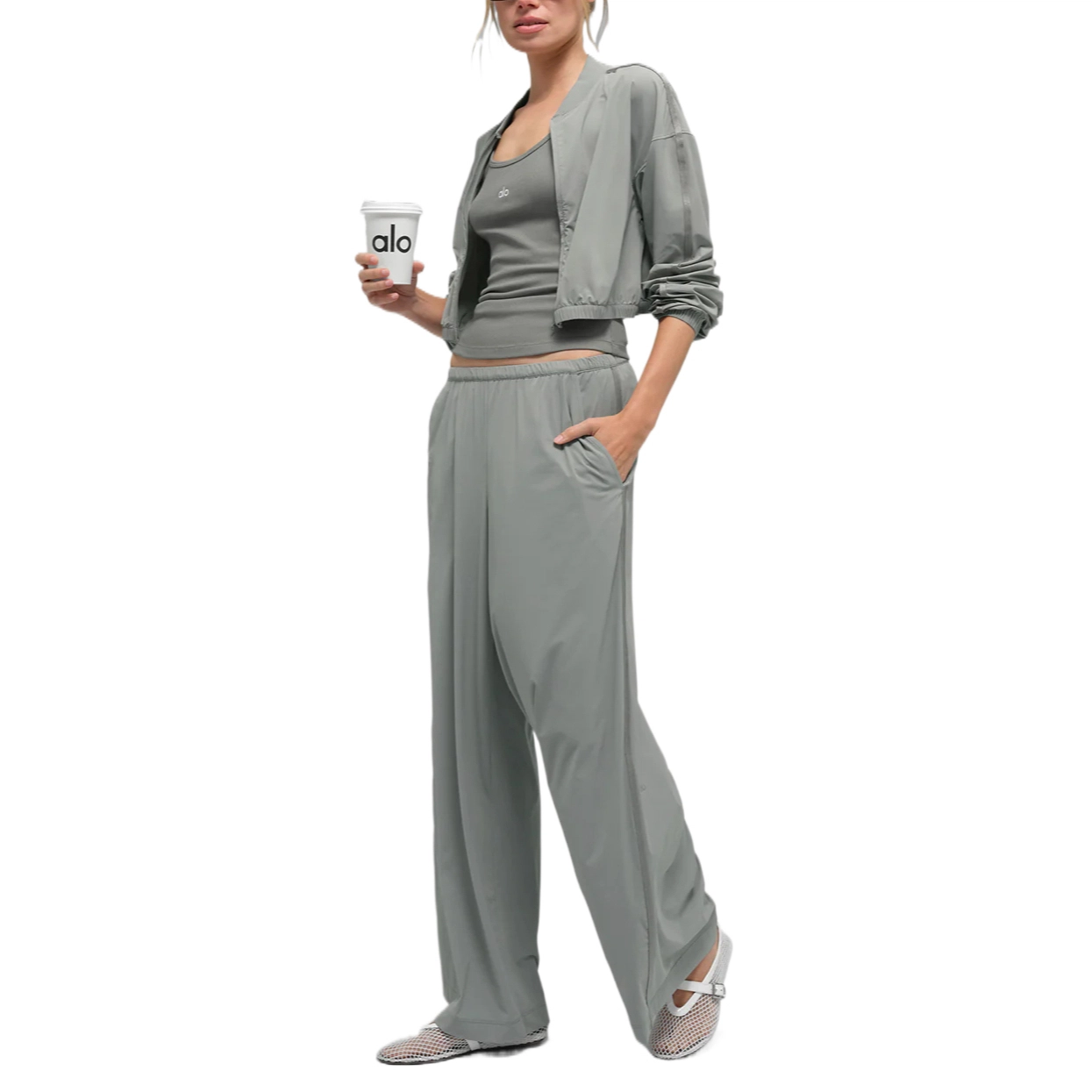 alo yoga Breezy Wide Leg Pant