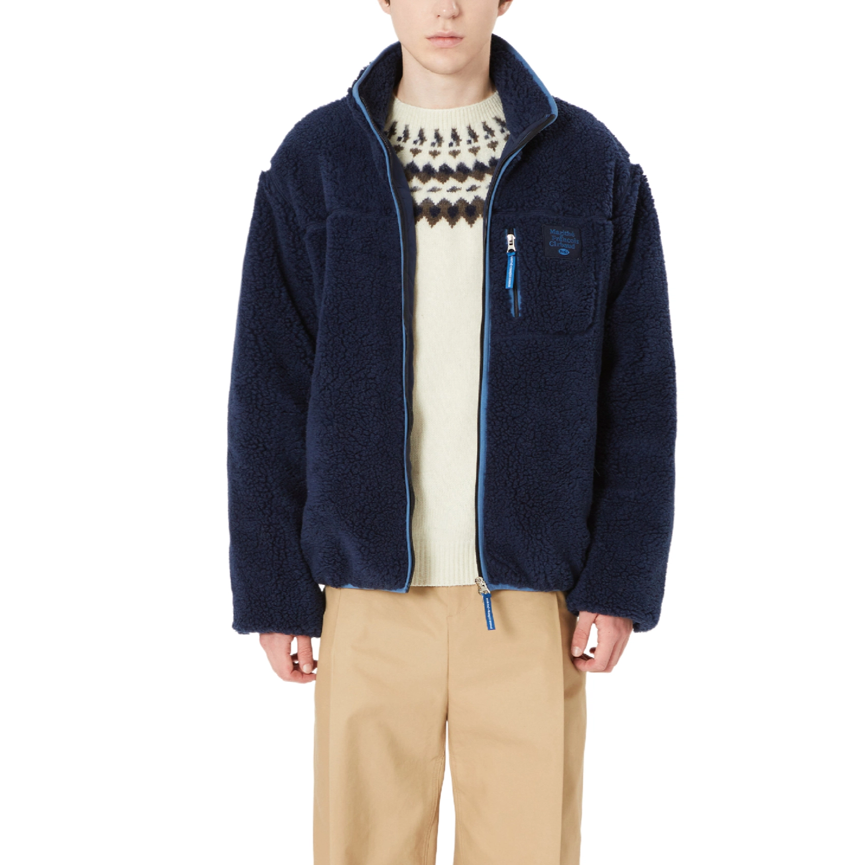 MARITHE FRANCOIS GIRBAUD FW21 VINTAGE FLEECE JACKET MARITHE