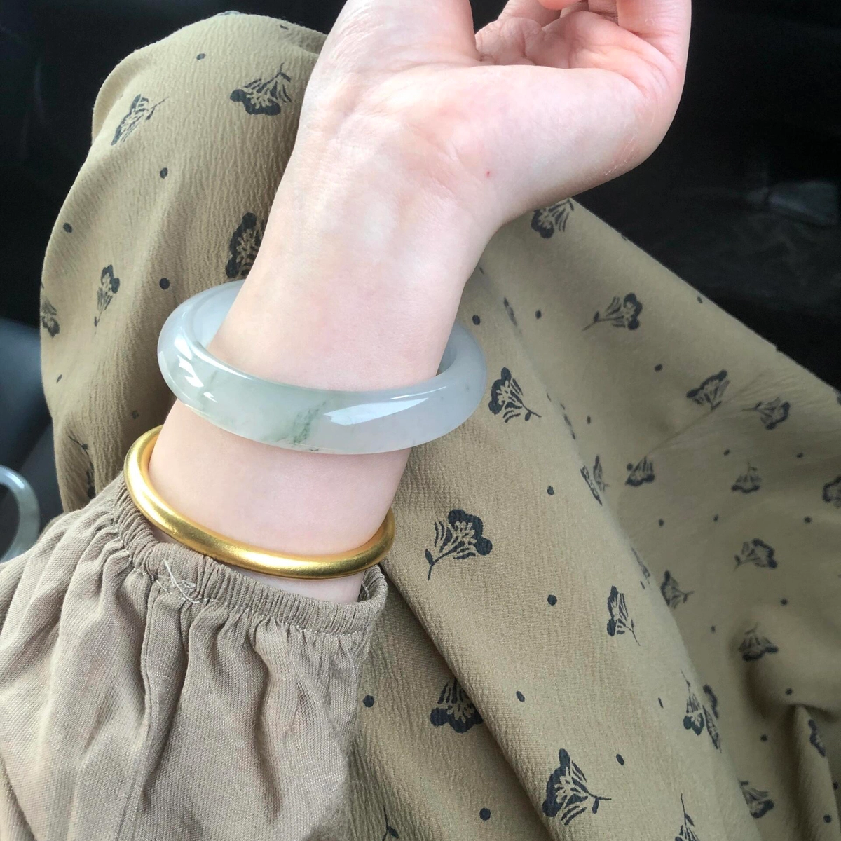 琳琯瑛 年轻款叠戴 天山翠 玉石手镯 女款