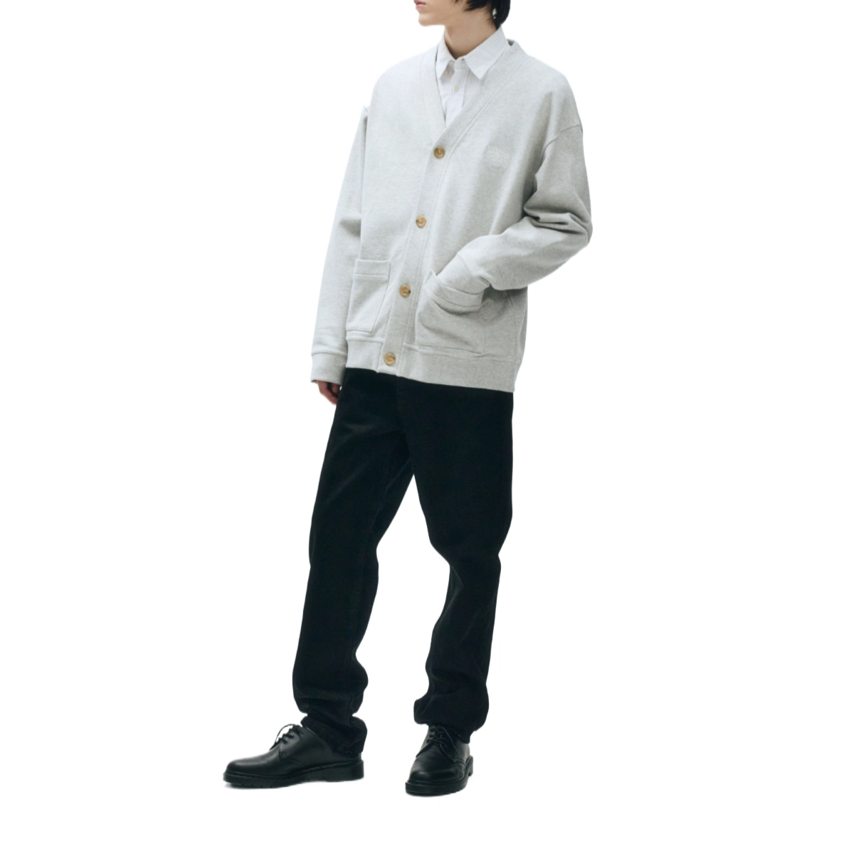 MARITHE FRANCOIS GIRBAUD CLASSIC LOGO JERSEY CARDIGAN
