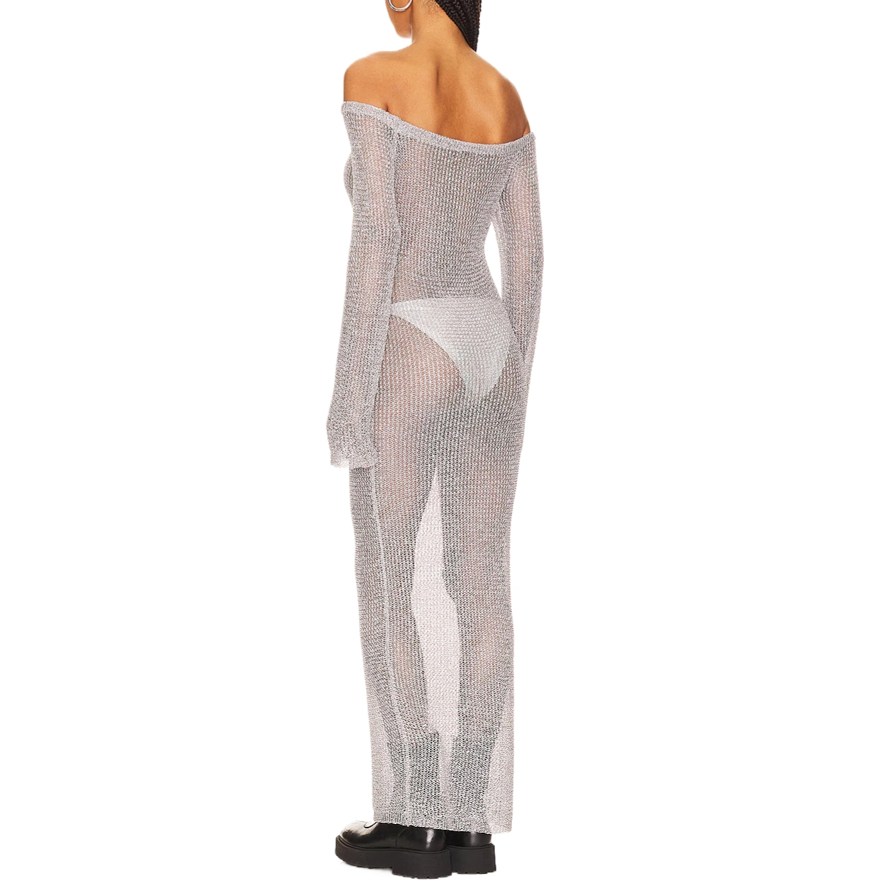 SUPERDOWN Storm Sheer Maxi Dress
