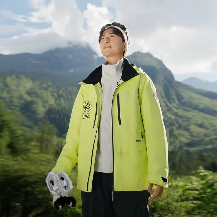 波司登 滑雪系列 户外防风防水透湿撞色拉链连帽羽绒服 男女同款