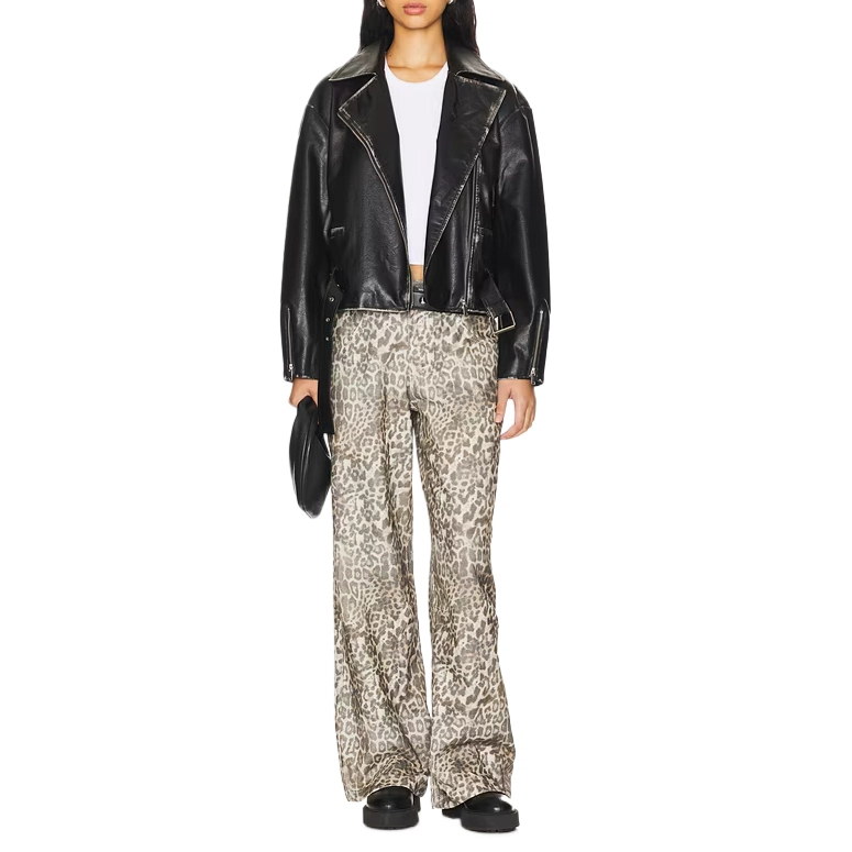 SUPERDOWN Lana Faux Leather Jacket