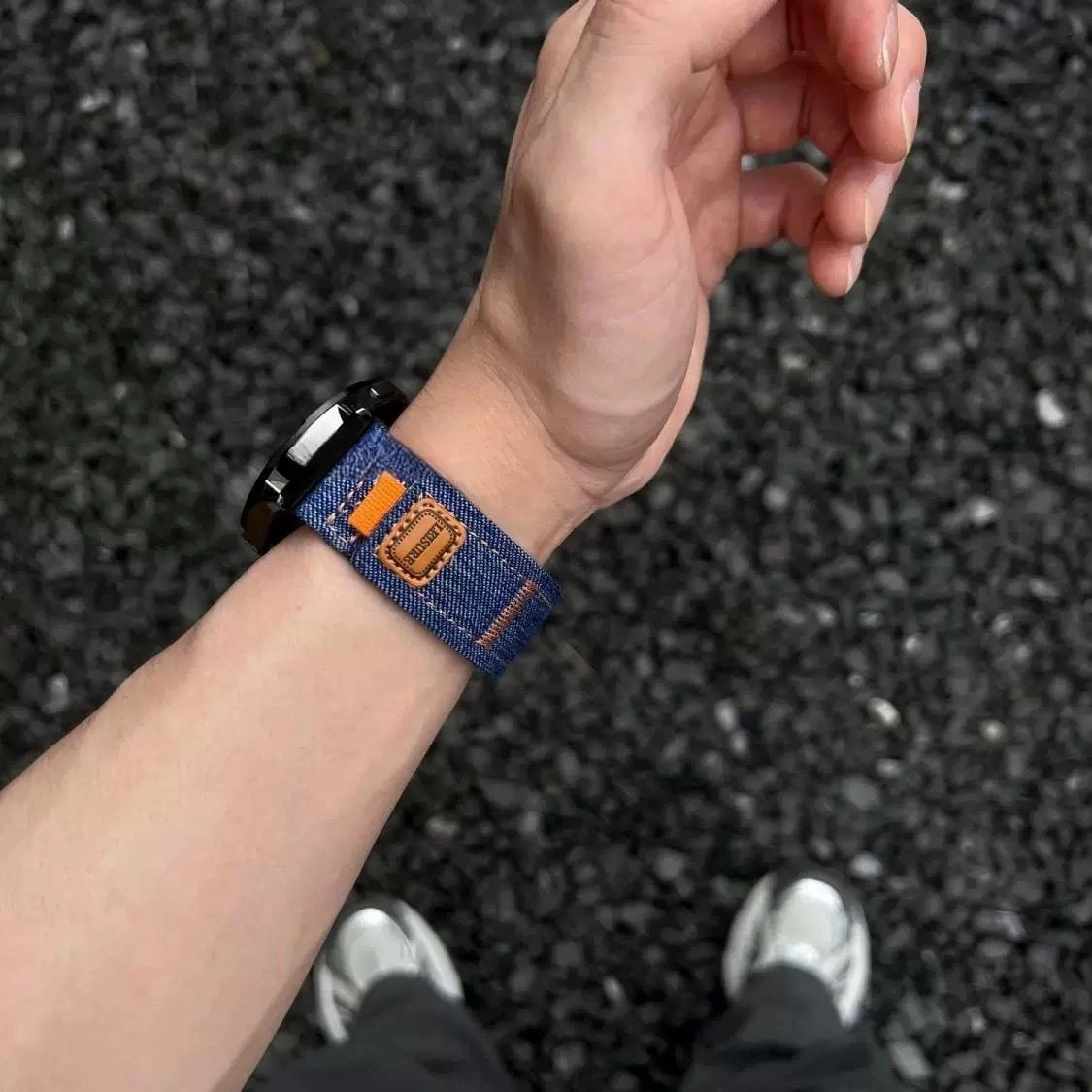 卫欣 华为荣耀适用 手表表带 帆布材质 耐用帆布表带男女通用