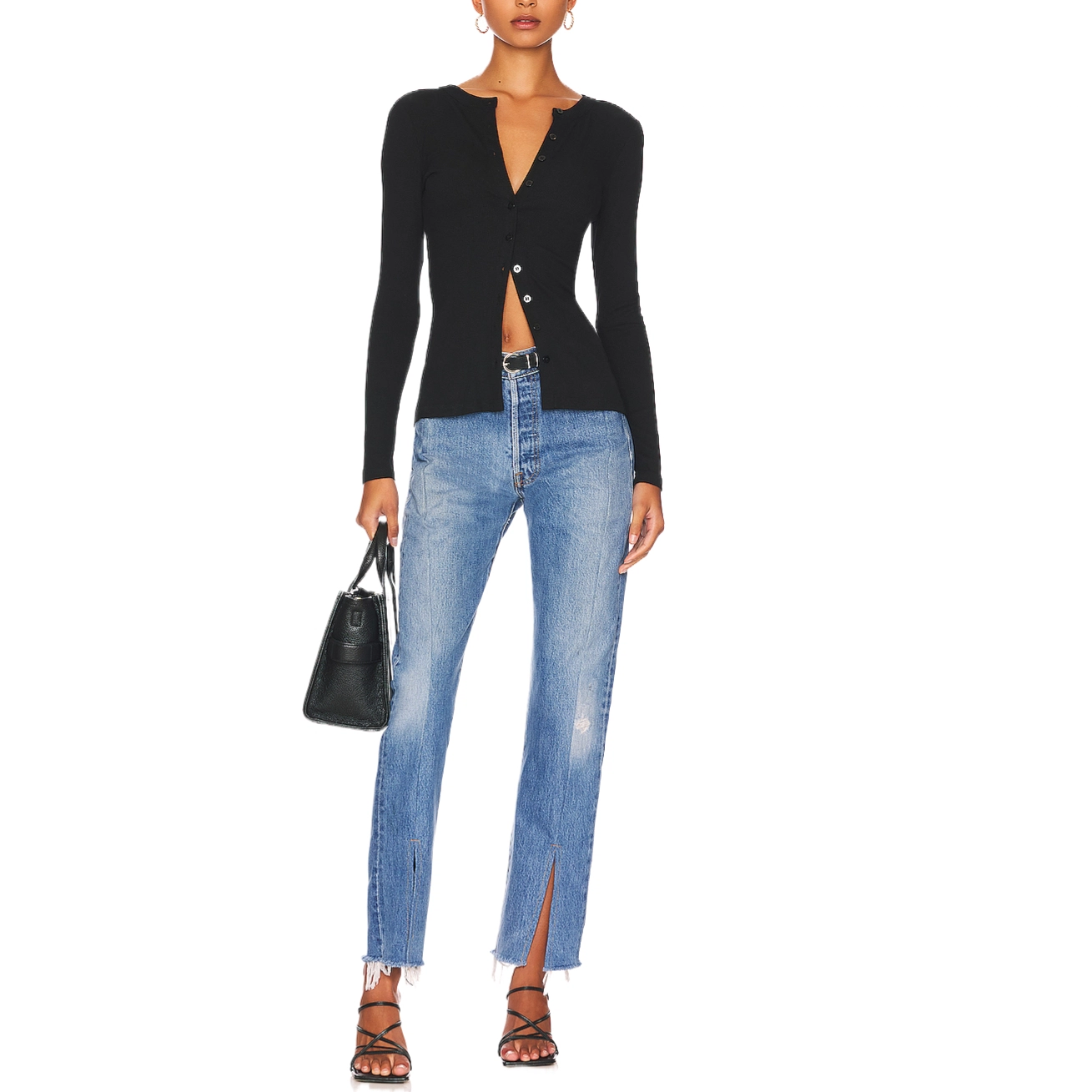 SUPERDOWN Sasha button-up top