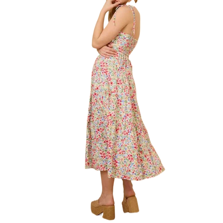 ALTAR'D STATE Alivia Floral Midi Dress