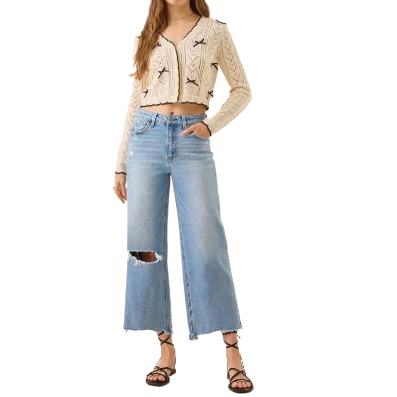 ALTAR'D STATE Cece Delicate Bow Cardigan