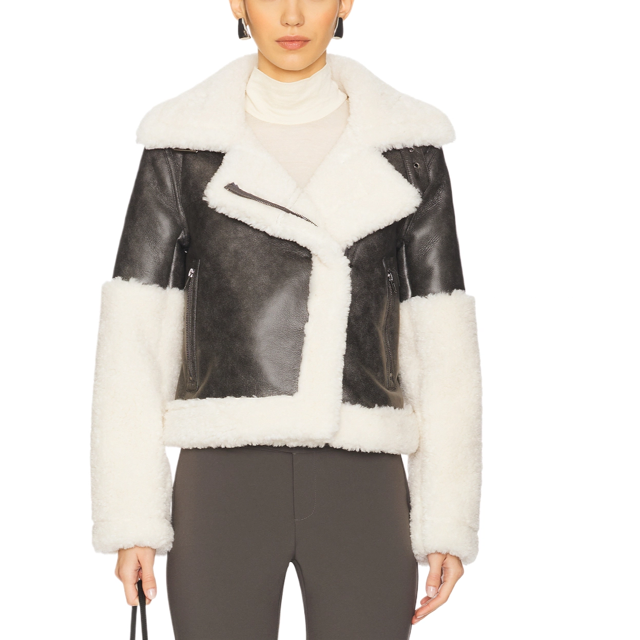SUPERDOWN Ximena faux fur jacket