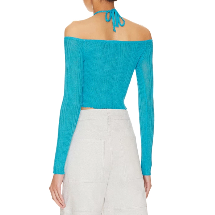 SUPERDOWN Reina Cut Out Knit Top