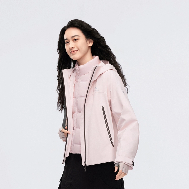 波司登  三合一鹅绒内胆防风防水透湿户外蓄热保暖 冲锋衣 女款